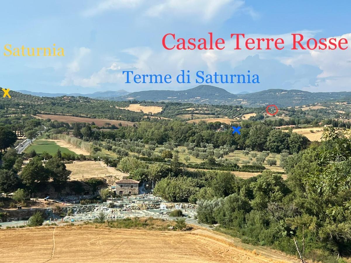 Bed and Breakfast Casale Terre Rosse Garden Saturnia Esterno foto